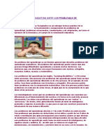 Psicologia Educativa Ante Los Problemas de Aprendizaje