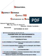 Capítulo VII - Confiabilidad de Sistemas