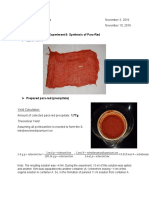 CH 26 Experiment 8 Synthesis of para Red Informal Post Lab