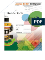 Hand Book I-SEM MLR16 Cse, Aero, It PDF