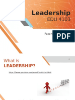 Leadership and Leadership Styles