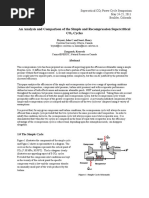 Analysis and Comparison of The Simple and Recompression Supercritical Co2 Cycles PDF