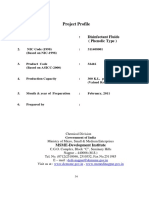 Project Profile On Disinfectant Fluids