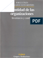 Etkin Schvarstein Identidad de Las Organizaciones