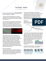 Technical Datasheet - ANSYS SPEOS - Optical Part Design PDF