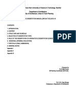 1 - 10 - 19 - M.Planning 2019 - Dissertation (Thesis Part I) Manual