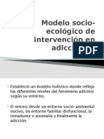 Modelo Socio-Ecológico de Intervención en Adicciones