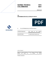 NTC 4601 Té. Determinación Del Extracto Seco PDF