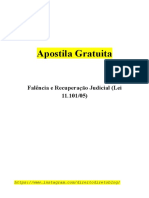 Apostila - Empresarial - Falência e Recuperação Judicial PDF