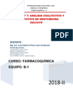 Farmacoquimica II Gentamicina I