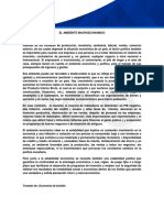 EL AMBIENTE MACROECONOMICO Articulo