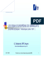 Essais Européens Sur Les Granulats - Serie 1097 (G. Delalande LRPC Angers)