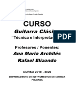 CURSO GUITARRA CCP Ana Maria Archilés y Rafael Elizondo Febrero 2020