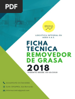 Ficha Tecnica REMOVEDOR DE GRASA