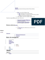 Menú de Navegación: Enlaces Externos