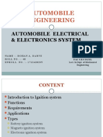 Automobile Engineering: Automobile Electrical & Electronics System