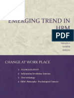 Emerging Trend in HRM: Submitted By:-Ashwin Dolly Niharika Sameer Sheena