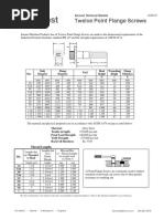 Twelve Point Flange Screws: Earnest Technical Bulletin