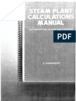 Mechanical - Engineering Steam Plant Calculations Manual