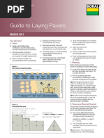 Guide To Laying Pavers: MARCH 2017