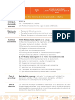 GUÍA DBA 2 Comprensión de Los Elementos de La Descripción Objetiva y Subjetiva