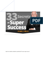 Dan Peña - 33 Secrets of Super Sucess PDF