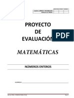 Proyectos Números Enteros