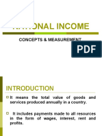 National Income: Concepts & Measurement