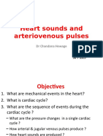 Heart Sounds and Arteriovenous Pulses: DR Chandana Hewage