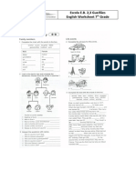 Worksheet 1 - 7th - Grade - Family - Resolução