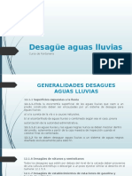 Desagüe Aguas Lluvias