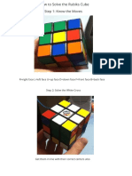 How To Solve The Rubiks Cube