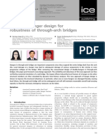 Improved Hanger Design For Robustness of Through-Arch Bridges