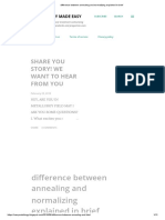 Difference Between Annealing and Normalizing Explained in Brief PDF