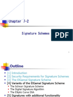 Chapter 7-2: Signature Schemes