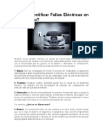 Cómo Identificar Fallas Eléctricas en Mi Vehículo