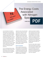 The Energy Costs Associated With Nitrogen Specifications: Sustainable Manufacturing Features