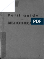 Petit Guide Du Bibliothecaire PDF