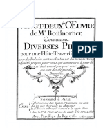 Boismortier - Opus 22 Pieces Diverses For 2 Flutes PDF