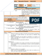 Abril - 1er Grado Conocimiento Del Medio (2018-2019)