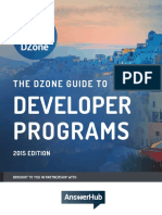 Developer Programs: The Dzone Guide To