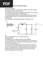 Q) Explain Effect of Negative and Diagonal Clipping