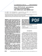 Novel Coronavirus 2019-Ncov: Prevalence, Biological and Clinical Characteristics Comparison With Sars-Cov and Mers-Cov