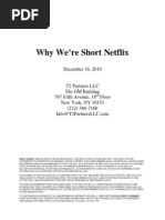 Why We'Re Short Netflix-T2 Partners-12!16!10