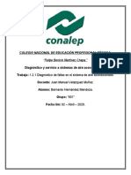 Diagnóstico y Servicio A Sistemas de Aire Acondicionado