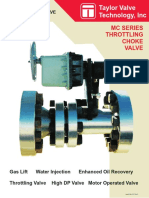 Taylor Valve Technology, Inc: MC Series Throttling Choke Valve