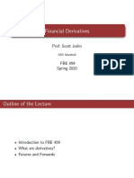 Financial Derivatives: Prof. Scott Joslin