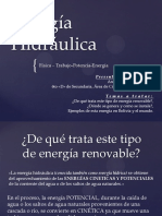 Energía Hidráulica, Introducción Al Tema.