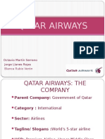 Qatar Airways: Octavio Martín Serrano Jorge Llanes Rojas