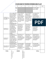 Rubric Protein Synthesis Flow Chart